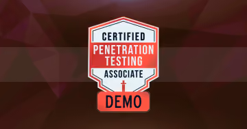 Image of the Certified Penetration Testing Associate Demo course